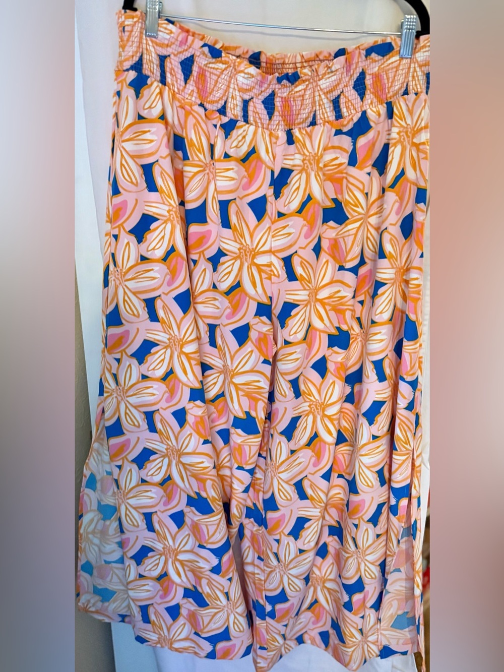 Michelle McDowell Tropical Print Pants - Orange, Pink, Blue